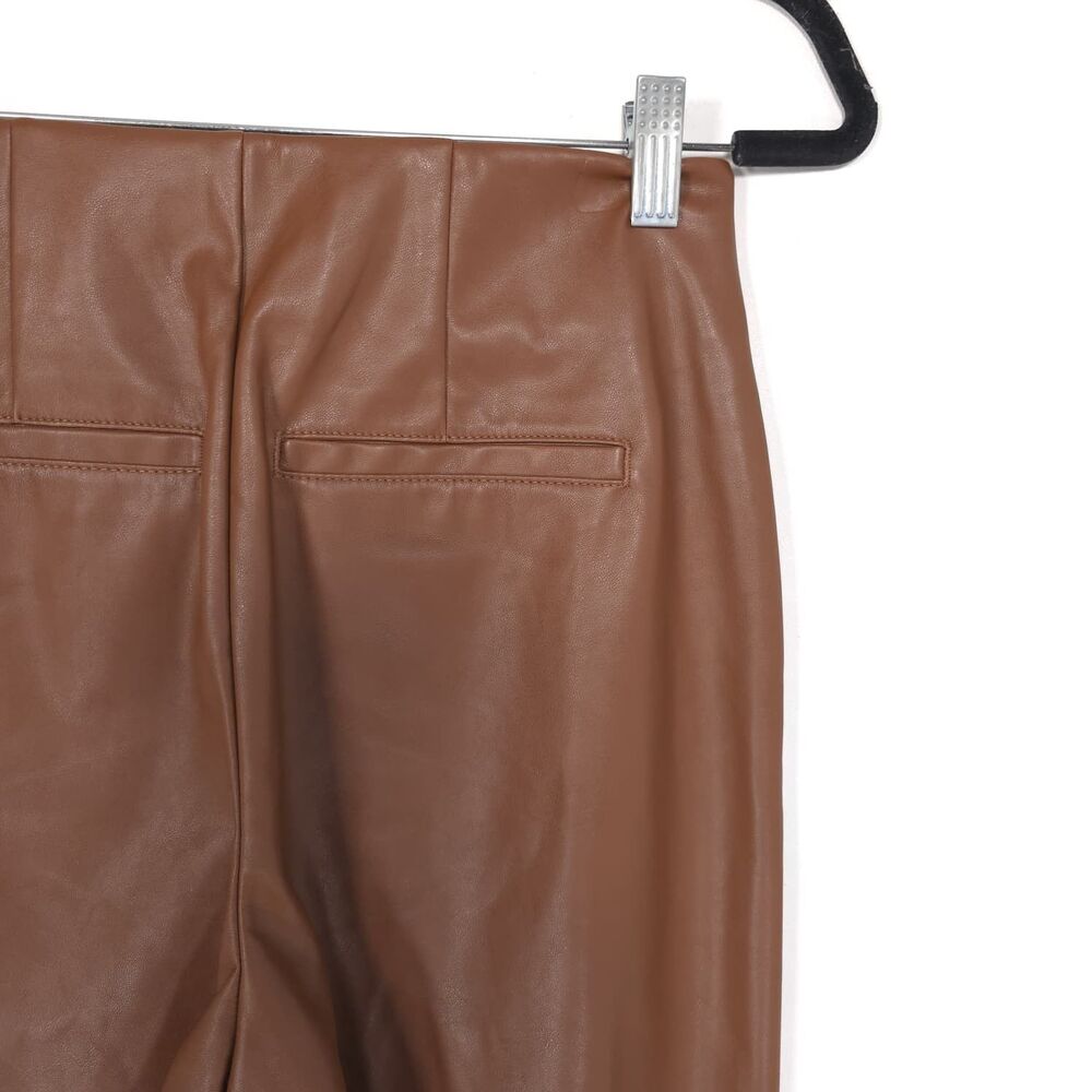 OLD NAVY Womens New Pants 4 Faux Leather Extra High Rise Skinny Brown - Picture 9 of 12